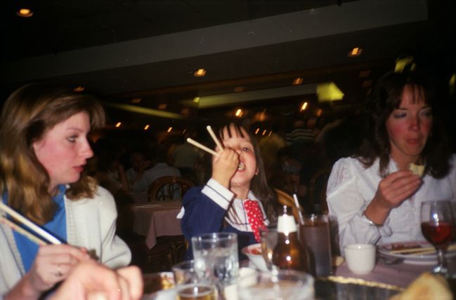 Jenny and Helen at Mongolian Restaurant
