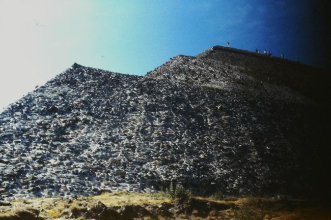 pyramid at Tenochtitlan
