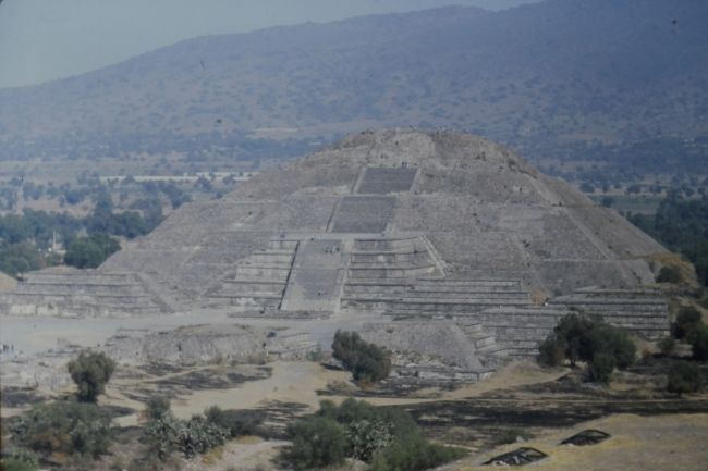 Pyramids at Tenochtitlan about 30km outside Mexico City
