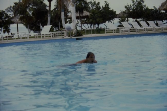 Pool at Cancun hotel
