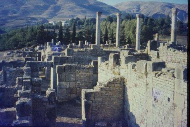 Roman city of Djemila.
