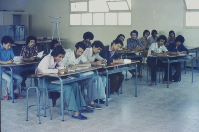 a math class being taught by Paul or Helen
