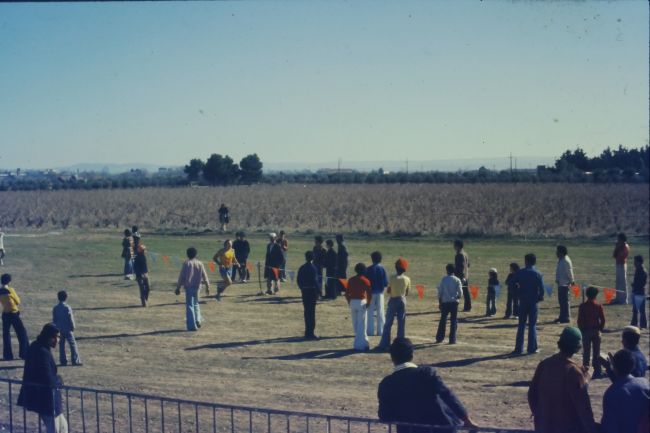 Paul running in an Algerian cross country race
