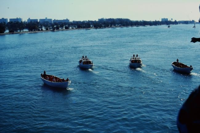 Lifeboat drill in Port of Fort Lauderdale
