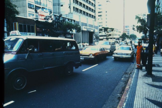 Caracas street scene
