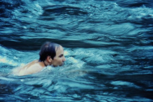 Paul swimming in the Caroni River
