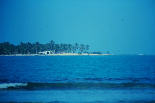 At the beach in Morrocoy
