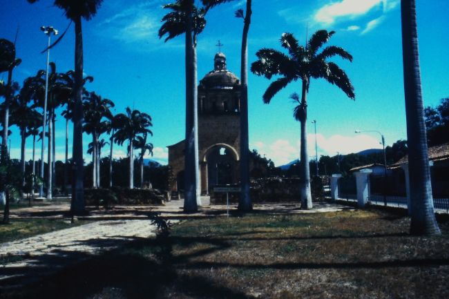 ruins of an old Spanish church in Cucuta, Columbia
