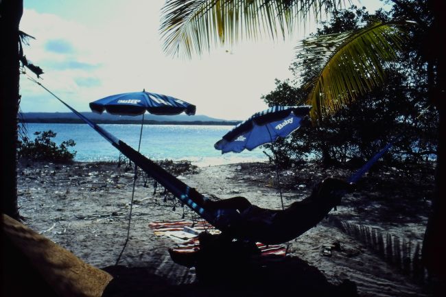 Morrrocoy beach scene
