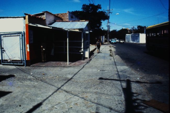 on driving trip to Columbia 1983
