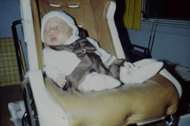 Infant Jenny when she was first brought back to the USA in late June 1983
