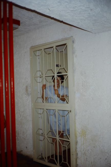 Nana trapped in our apartment
