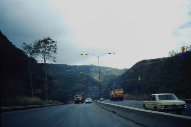 Mountainous exit/entry to Caracas from the West

