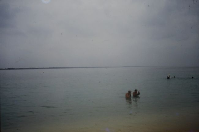 Ake and Paul enjoying snorkeling at Morrocoy
