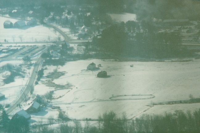 Aerial photos of Bondgarden and Highover Morgans ca 1993
