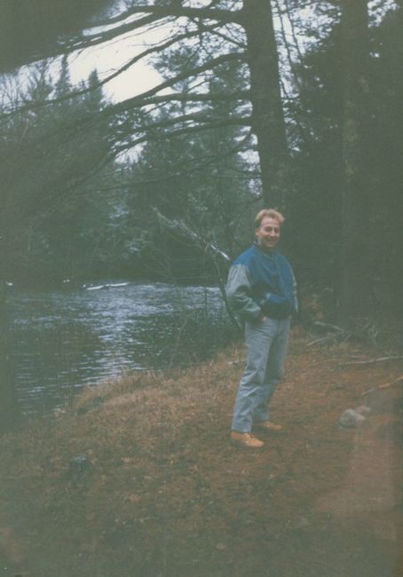 Bruno at Little Ossipee River Limerick ca 1996
