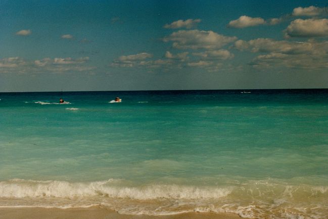 Rented Wave Runners on Miami Beach 
