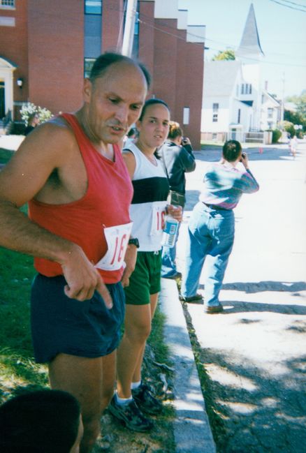 Dover Red's Shoe Barn 5 miler ca 1991 Peter, Paul, Jenny
