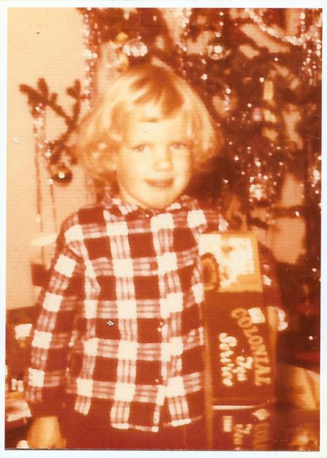 Elaine Goransson 'Sprawley' Christmas early ca 1960
