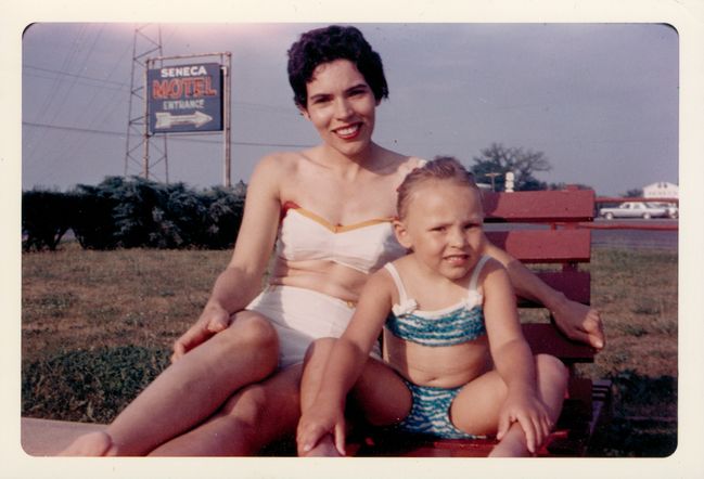 Lynne, Leslie Seneca Motel, Mohawk Trail 1964
