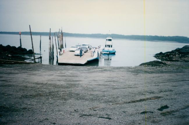On Island-hopping ferries returning from NB to Maine, including Campobello
