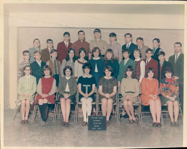 Paul and Helen's 8th grade class '801' Canton Jr. High School
