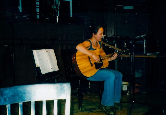 Jenny performing at the Lone Pine Tavern during Dartmouth Years
