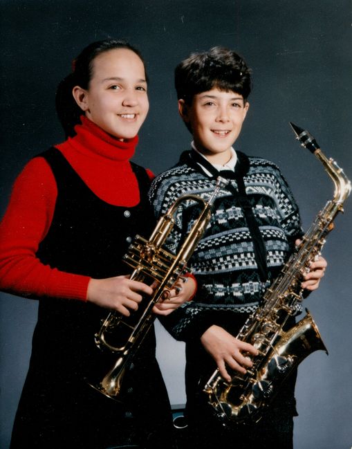 Only brass:  Jenny and Pete
