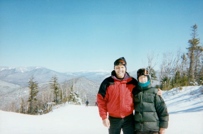 Paul and Peter Skiing at Loon
