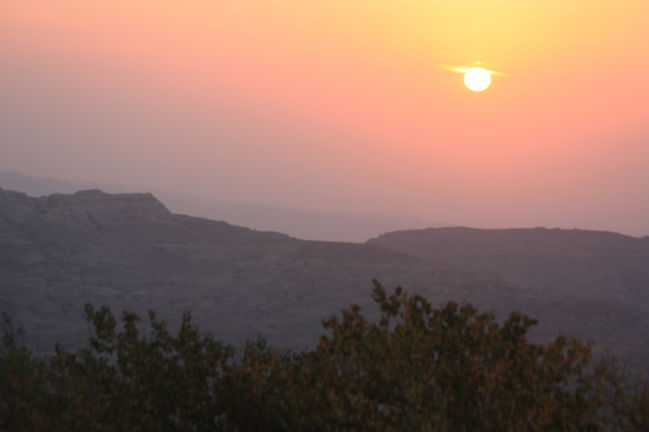 Driving back to Aqaba from Petra

